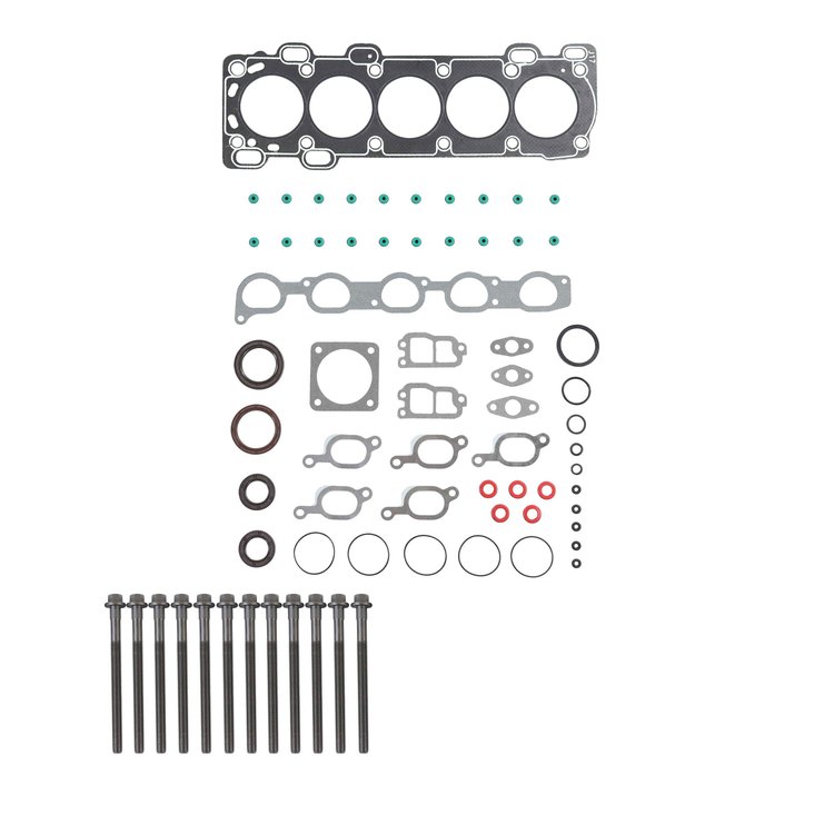 Engine Top-End Gasket Set w/Head Bolts Fits Select 1999 Volvo w/2.3L L5 20V Turbocharged DOHC Engine
