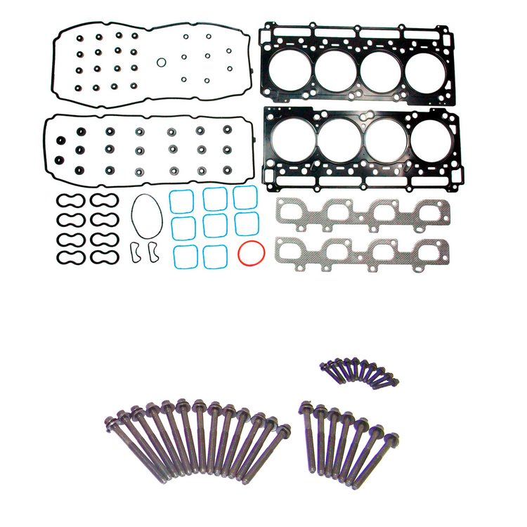 Engine Top-End Gasket Set w/Head Bolts Fits Select 2011-2022 Chrysler, Dodge, Jeep, Ram Models w/6.4L V8 16V OHV [HEMI] Engine