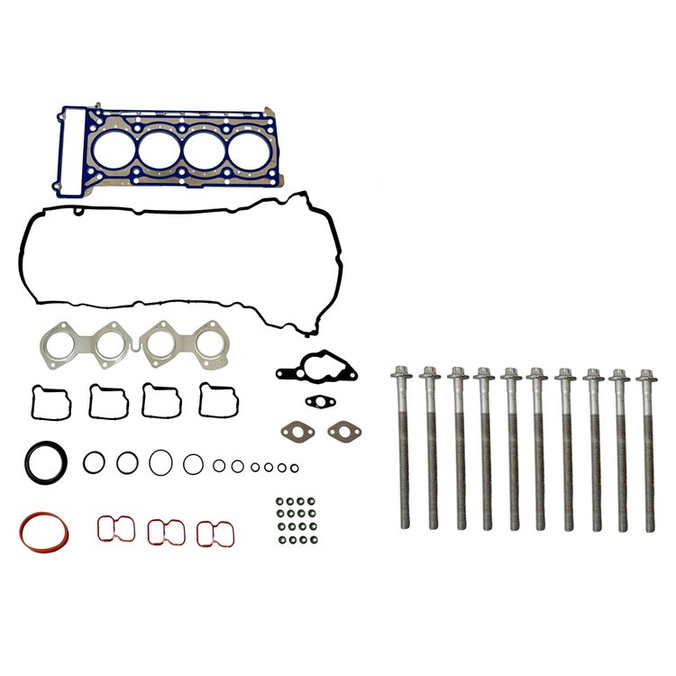 Engine Top-End Gasket Set w/Head Bolts Fits Select 2012-2015 Mercedes-Benz w/1.8L L4 16V Turbocharged DOHC Engine