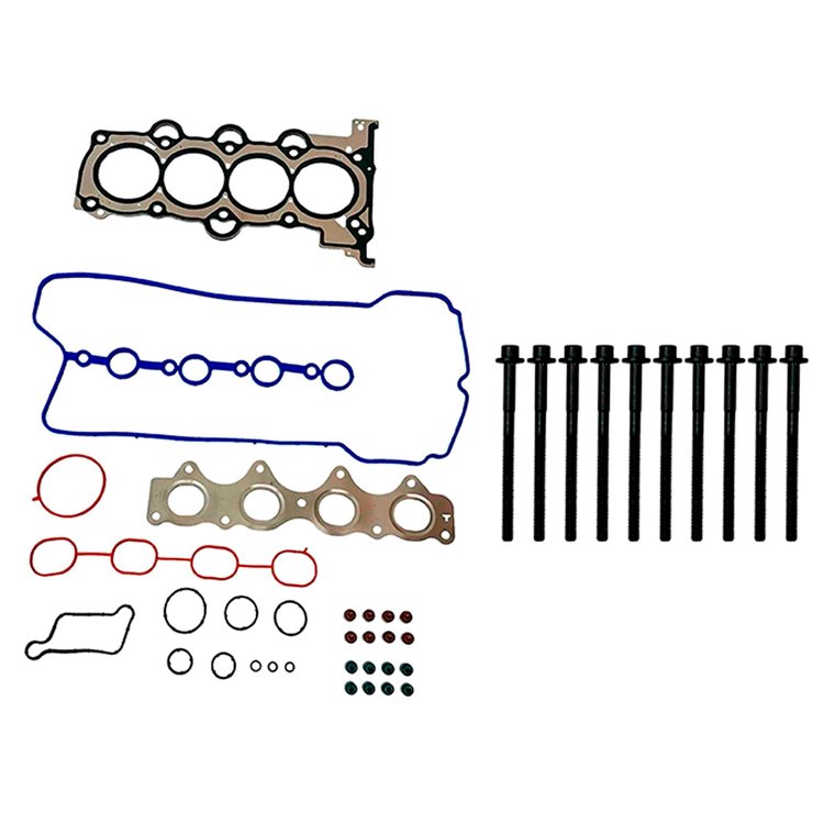 Engine Top-End Gasket Set w/Head Bolts Fits Select 2013-2016 Hyundai, Kia Models w/1.6L L4 16V Turbocharged DOHC [Gamma] Engine