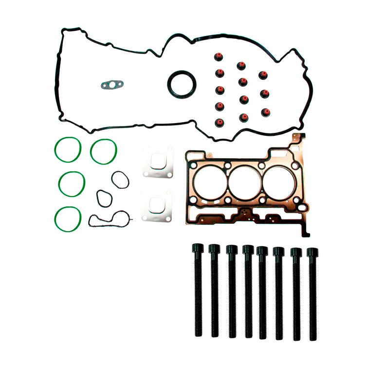 Engine Top-End Gasket Set w/Head Bolts Fits Select 2014-2021 Ford w/1.0L L3 12V Turbocharged DOHC [EcoBoost] Engine