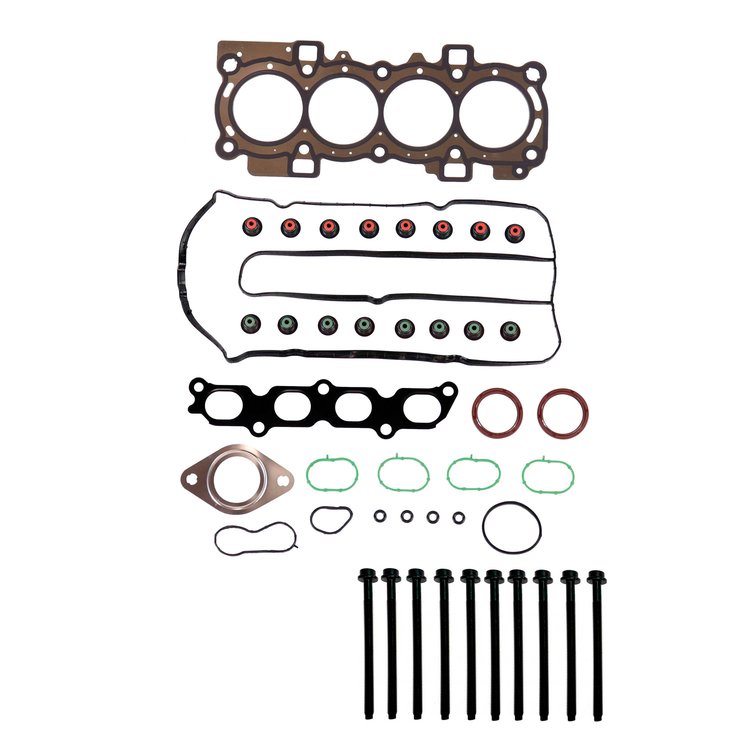Engine Top-End Gasket Set w/Head Bolts Fits Select 2011-2019 Ford Fiesta w/1.6L L4 16V DOHC [Ti-VCT] Engine