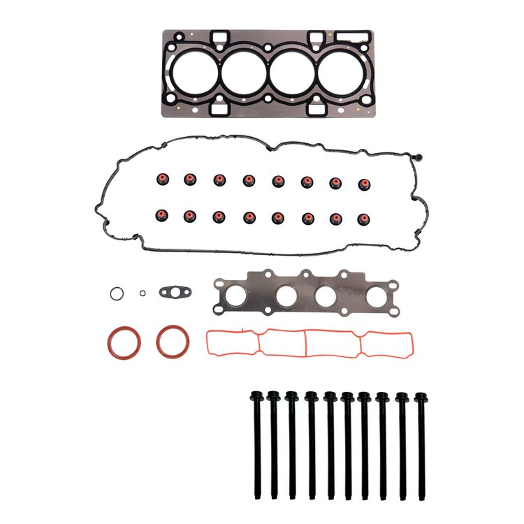 Engine Top-End Gasket Set w/Head Bolts Fits Select 2013-2019 Ford w/1.6L L4 16V Turbocharged DOHC [EcoBoost] Engine
