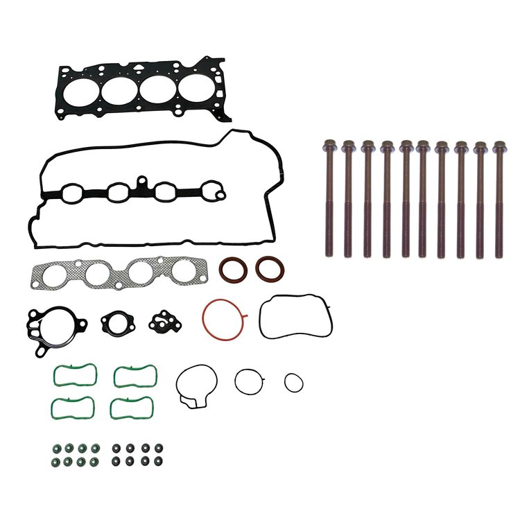 Engine Top-End Gasket Set w/Head Bolts Fits Select 2014-2019 Mazda w/2.5L L4 16V Naturally Aspirated DOHC [SKYACTIV] Engine