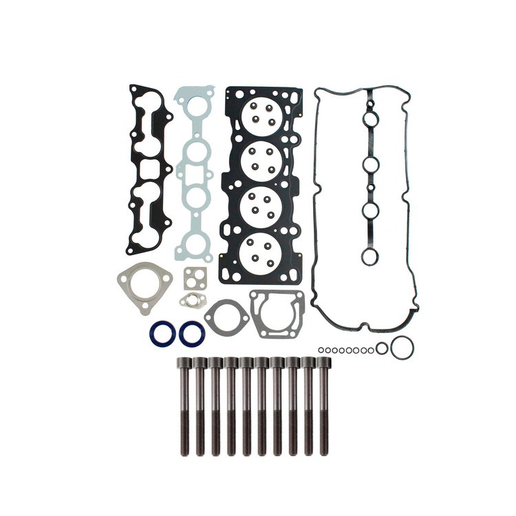 Engine Top-End Gasket Set w/Head Bolts Fits Select 1995-1998 Mazda Protege w/1.5L L4 16V DOHC Engine