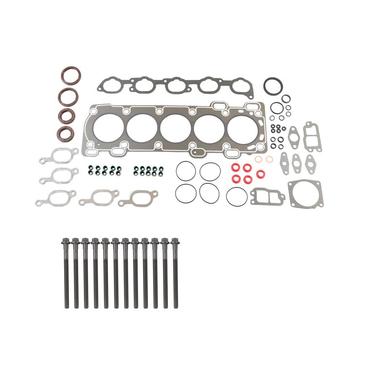 Engine Top-End Gasket Set w/Head Bolts Fits Select 1993-1998 Volvo w/2.4L L5 20V Naturally Aspirated DOHC Engine