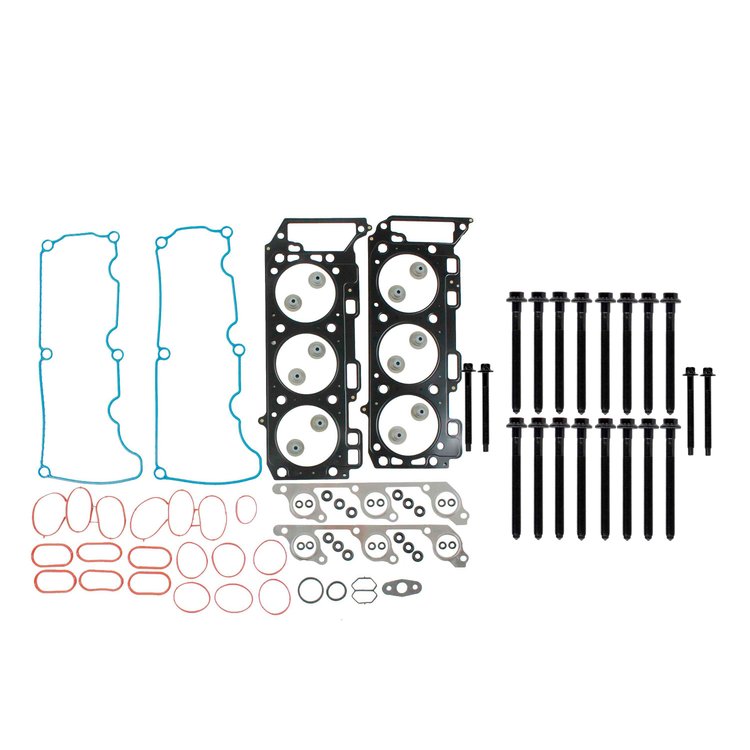 Engine Top-End Gasket Set w/Head Bolts Fits Select 2001-2011 Ford, Land Rover, Mazda, Mercury Models w/4.0L V6 12V SOHC Engine