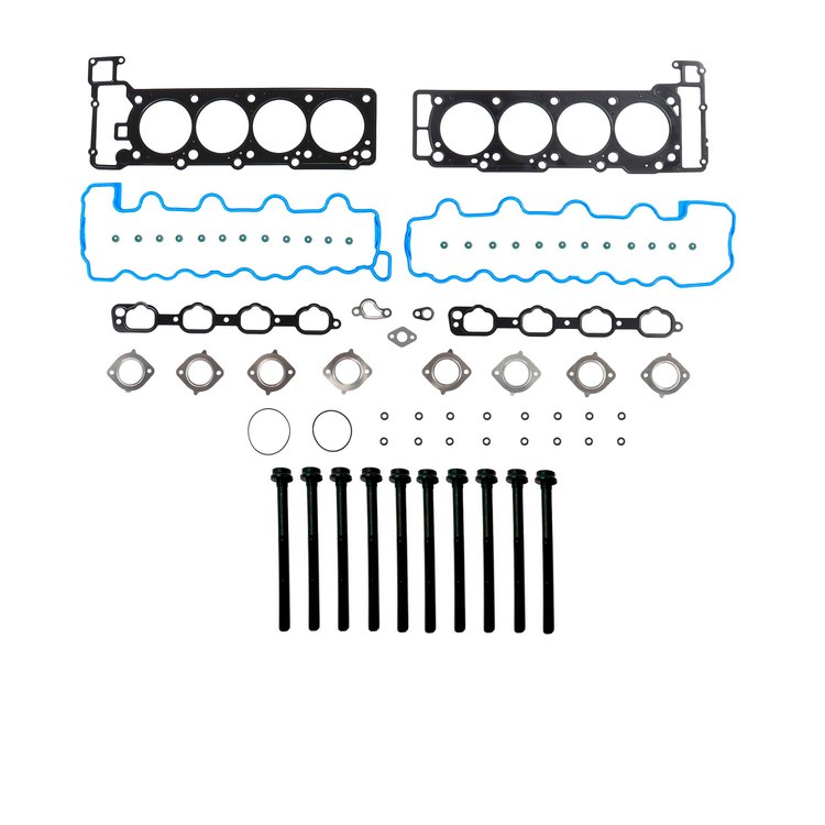 Engine Top-End Gasket Set w/Head Bolts Fits Select 1999-2011 Mercedes-Benz w/5.0L, 5.5L V8 24V SOHC Engines