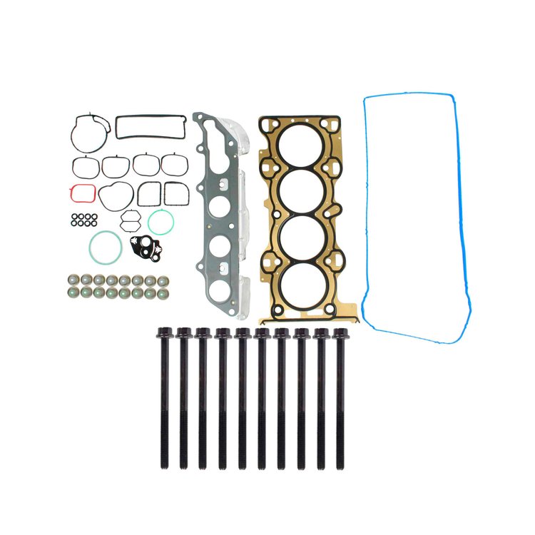 Engine Top-End Gasket Set w/Head Bolts Fits Select 2007 Ford Focus w/2.0L L4 16V DOHC [Duratec] Engine