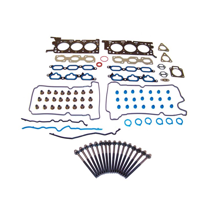 Engine Top-End Gasket Set w/Head Bolts Fits Select 2002-2003 Mazda MPV w/3.0L V6 24V DOHC [Duratec] Engine