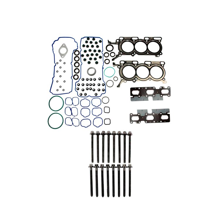 Engine Top-End Gasket Set w/Head Bolts Fits Select 2008-2015 Mazda w/3.7L V6 24V DOHC [Duratec] Engine