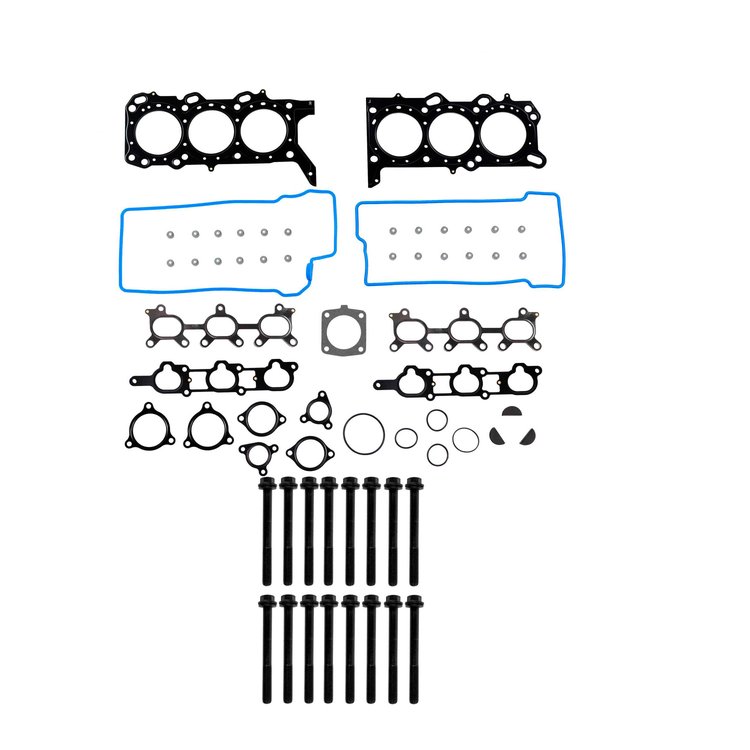 Engine Top-End Gasket Set w/Head Bolts Fits Select 2001-2006 Suzuki w/2.7L V6 24V DOHC Engine