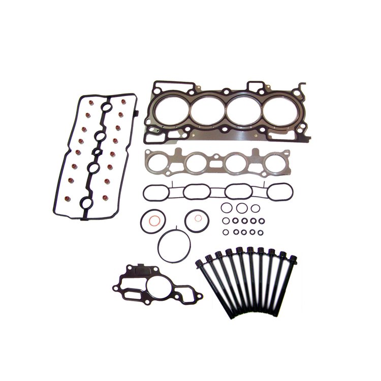 Engine Top-End Gasket Set w/Head Bolts Fits Select 2007-2012 Nissan w/1.8L, 2.0L L4 16V DOHC Engines