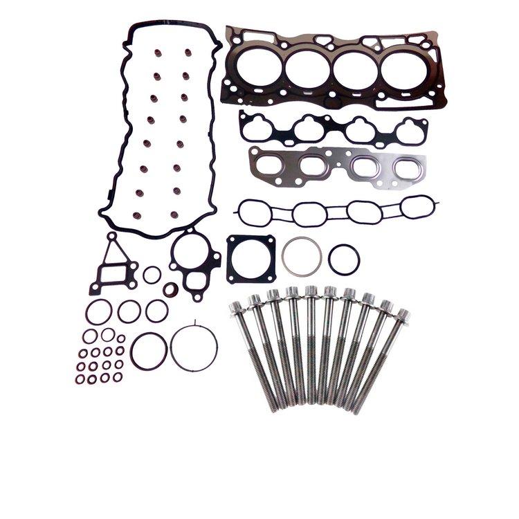 Engine Top-End Gasket Set w/Head Bolts Fits Select 2008-2012 Nissan Rogue w/2.5L L4 16V DOHC Engine