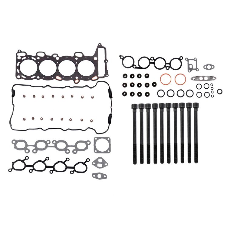 Engine Top-End Gasket Set w/Head Bolts Fits Select 1991-1993 INFINITI, Nissan Models w/2.0L L4 16V DOHC Engine