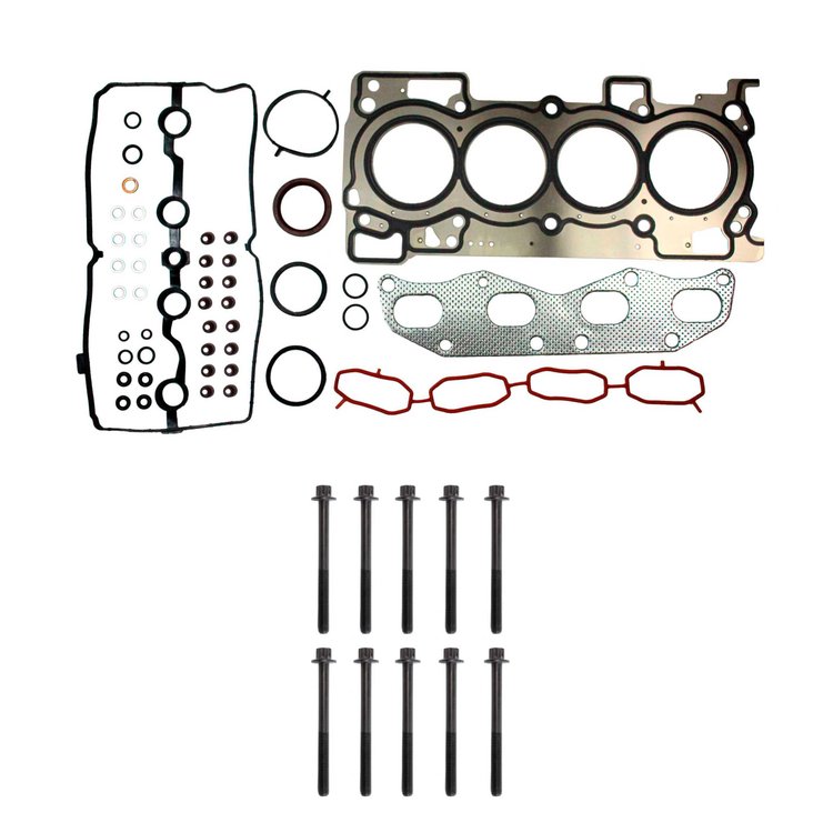 Engine Top-End Gasket Set w/Head Bolts Fits Select 2011-2017 Nissan w/1.6L L4 16V Turbocharged DOHC Engine