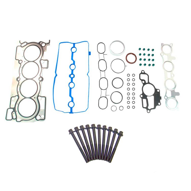 Engine Top-End Gasket Set w/Head Bolts Fits Select 2013-2021 Chevrolet, Nissan Models w/1.8L, 2.0L L4 16V DOHC Engines