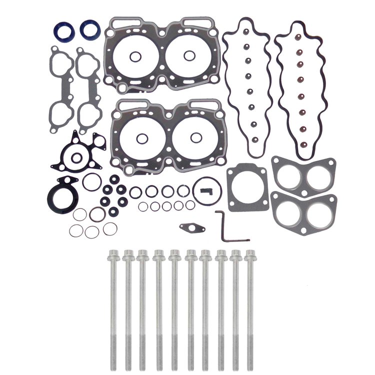 Engine Top-End Gasket Set w/Head Bolts Fits Select 1990-1998 Subaru w/2.2L H4 16V Naturally Aspirated SOHC Engine