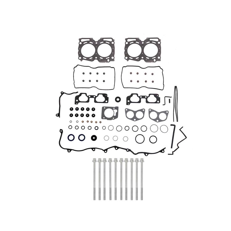 Engine Top-End Gasket Set w/Head Bolts Fits Select 1999-2001 Subaru w/2.2L H4 16V Naturally Aspirated SOHC Engine