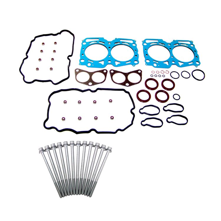Engine Top-End Gasket Set w/Head Bolts Fits Select 2010-2012 Subaru Legacy w/2.5L H4 16V Turbocharged DOHC Engine
