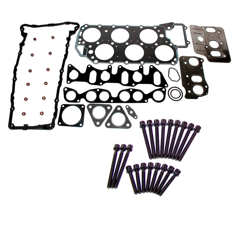 Engine Top-End Gasket Set w/Head Bolts Fits Select 1999-2000 Volkswagen EuroVan w/2.8L V6 12V SOHC Engine