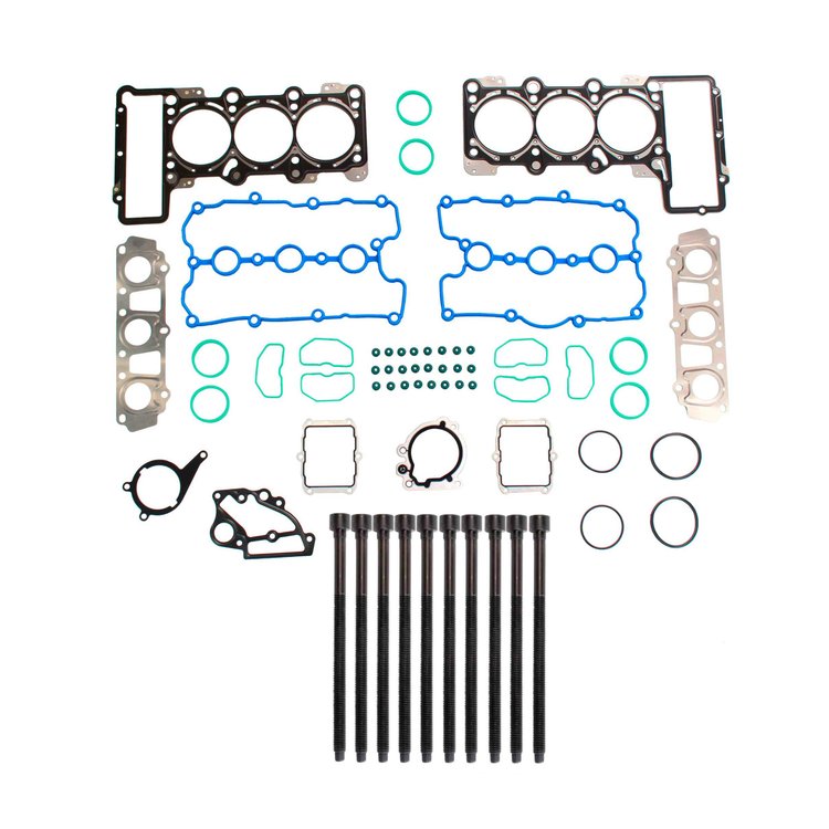 Engine Top-End Gasket Set w/Head Bolts Fits Select 2008-2012 Audi w/3.2L V6 24V DOHC Engine