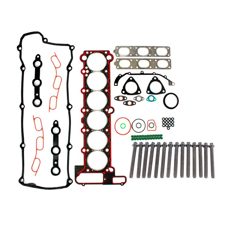 Engine Top-End Gasket Set w/Head Bolts Fits Select 1996-1998 BMW w/2.5L, 2.8L L6 24V DOHC Engines