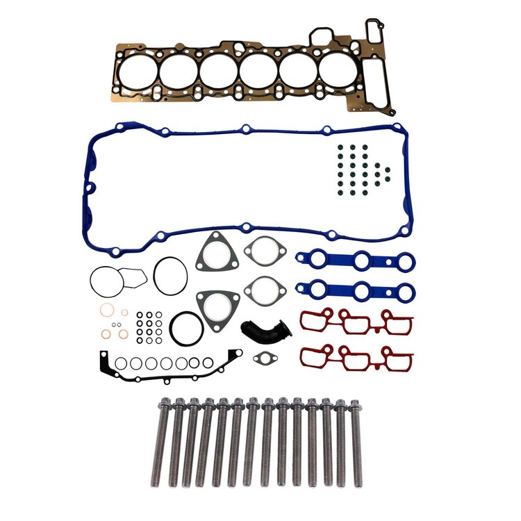 Engine Top-End Gasket Set w/Head Bolts Fits Select 1999-2000 BMW w/2.5L, 2.8L L6 24V DOHC Engines