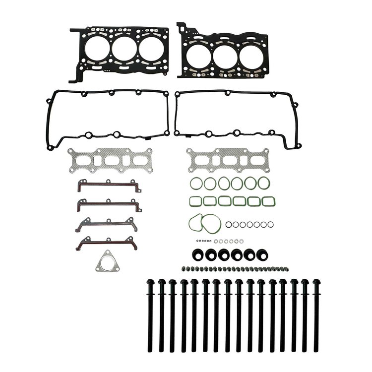 Engine Top-End Gasket Set w/Head Bolts Fits Select 2013-2016 Audi, Volkswagen Models w/3.0L V6 24V Turbocharged DIESEL DOHC Eng.