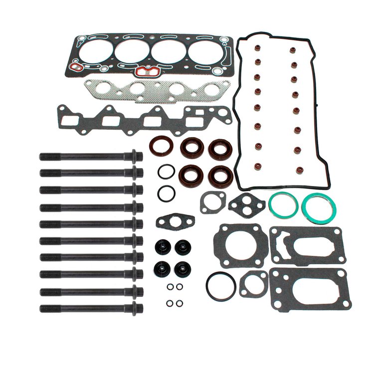 Engine Top-End Gasket Set w/Head Bolts Fits Select 1988-1993 Geo, Toyota Models w/1.6L L4 16V DOHC Engine