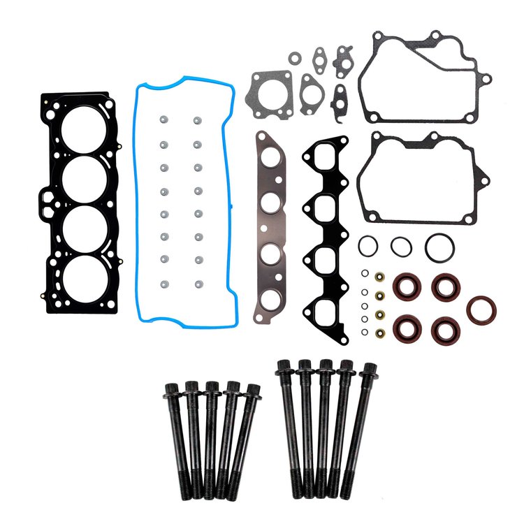 Engine Top-End Gasket Set w/Head Bolts Fits Select 1993-1997 Geo, Toyota Models w/1.8L L4 16V DOHC Engine