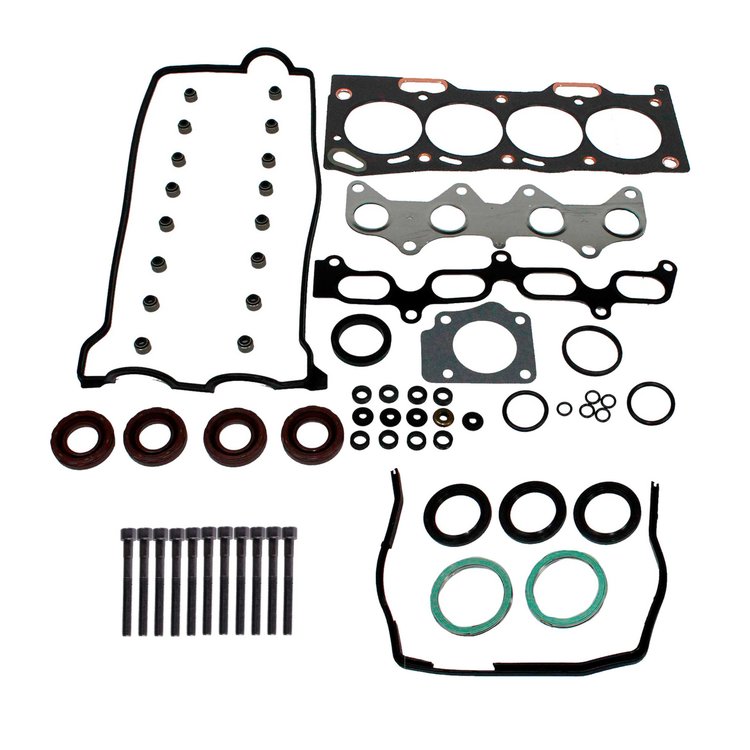 Engine Top-End Gasket Set w/Head Bolts Fits Select 1995-1998 Toyota w/1.5L L4 16V DOHC Engine