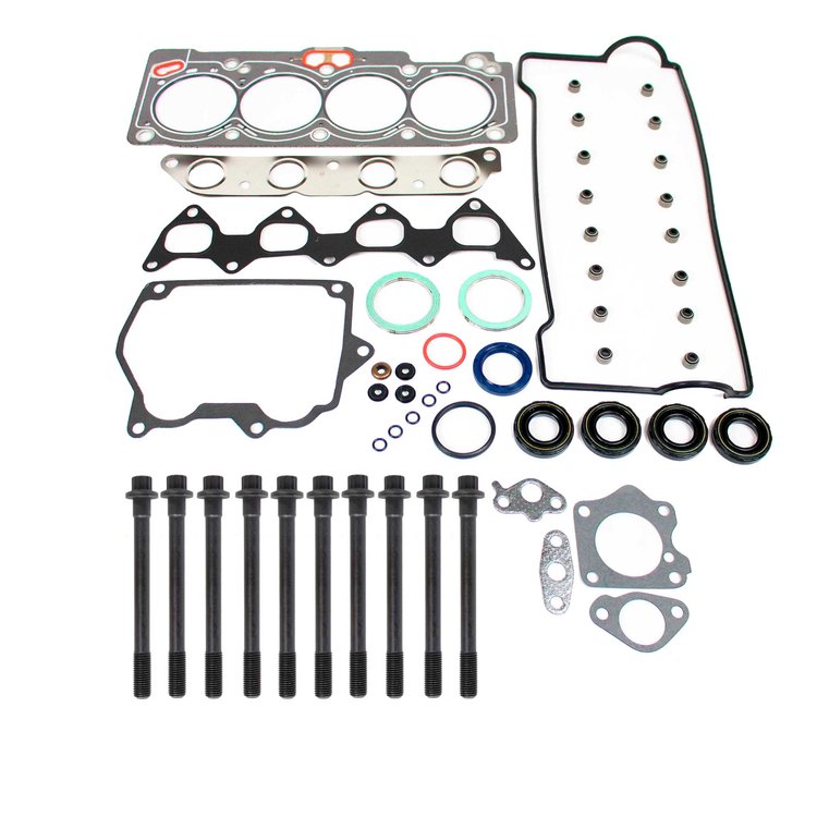 Engine Top-End Gasket Set w/Head Bolts Fits Select 1993-1997 Geo, Toyota Models w/1.6L L4 16V DOHC Engine