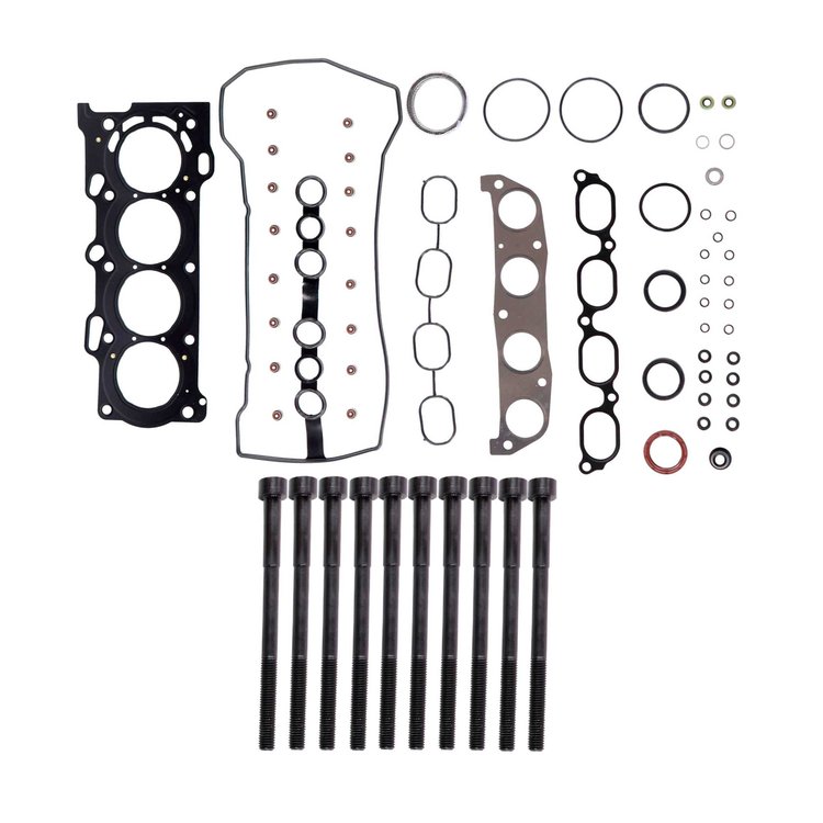 Engine Top-End Gasket Set w/Head Bolts Fits Select 2000-2008 Chevrolet, Pontiac, Toyota Models w/1.8L L4 16V DOHC Engine