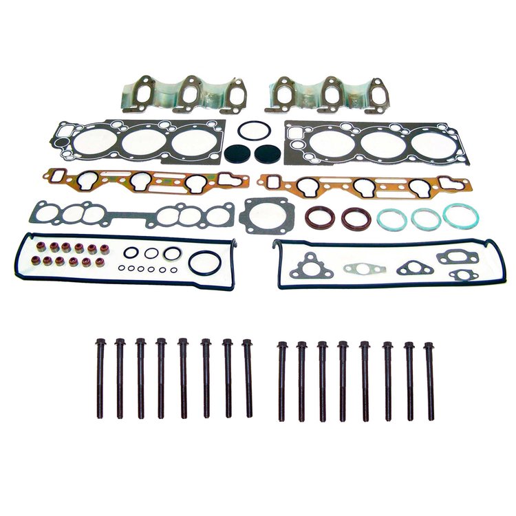 Engine Top-End Gasket Set w/Head Bolts Fits Select 1988-1995 Toyota w/3.0L V6 12V SOHC Engine