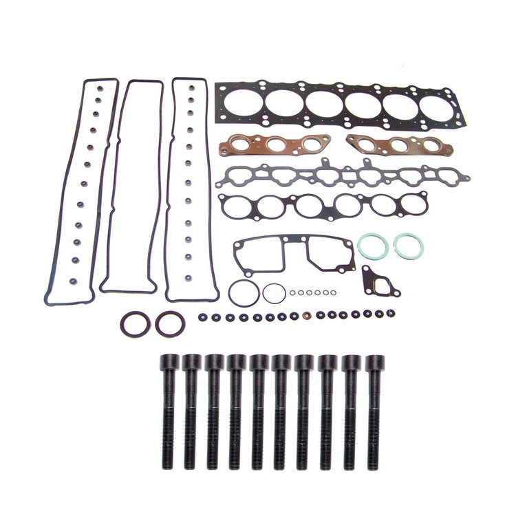 Engine Top-End Gasket Set w/Head Bolts Fits Select 1998-2005 Lexus, Toyota Models w/3.0L L6 24V DOHC Engine