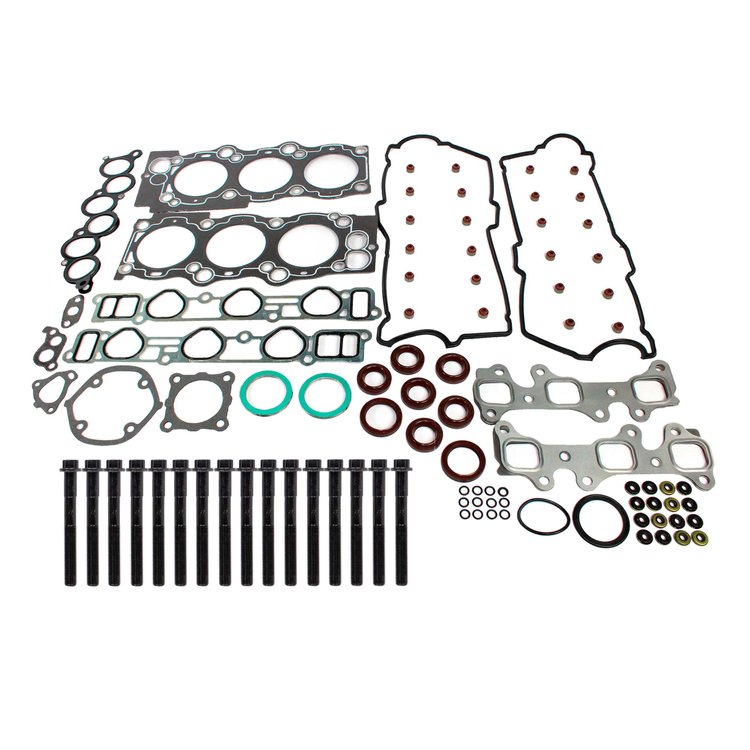 Engine Top-End Gasket Set w/Head Bolts Fits Select 1992-1993 Lexus, Toyota Models w/3.0L V6 24V DOHC Engine