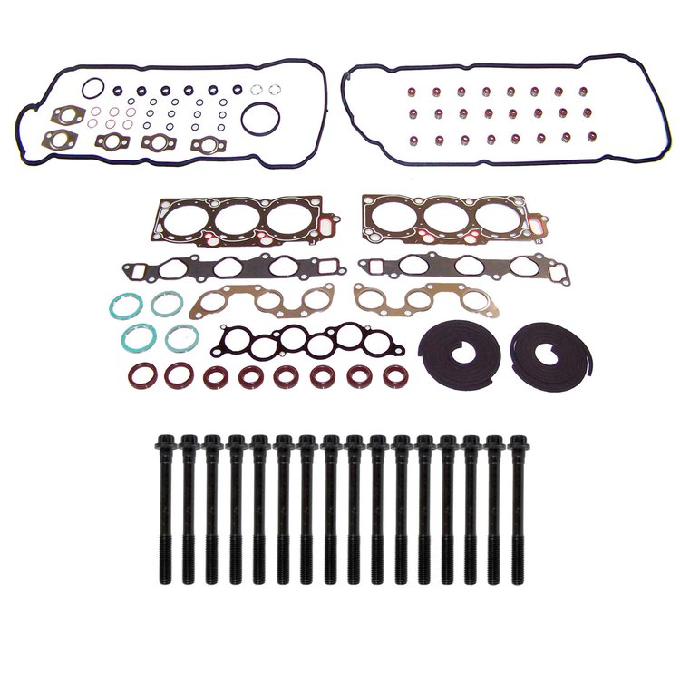 Engine Top-End Gasket Set w/Head Bolts Fits Select 1994-1999 Lexus, Toyota Models w/3.0L V6 24V DOHC Engine