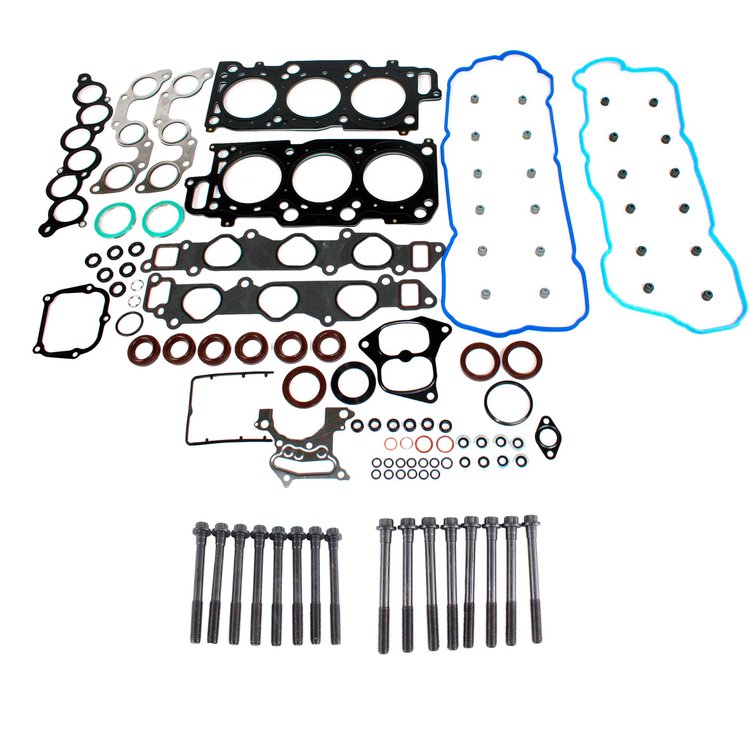 Engine Top-End Gasket Set w/Head Bolts Fits Select 1999-2006 Lexus, Toyota Models w/3.0L V6 24V DOHC Engine
