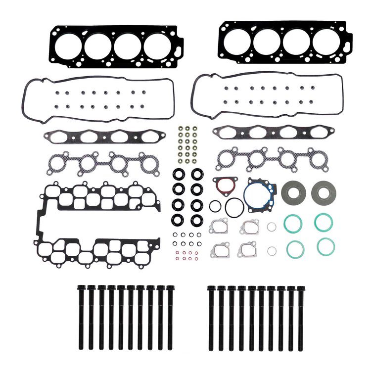 Engine Top-End Gasket Set w/Head Bolts Fits Select 1998-2004 Lexus, Toyota Models w/4.7L V8 32V DOHC Engine