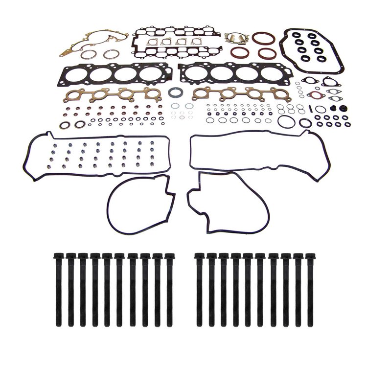 Engine Top-End Gasket Set w/Head Bolts Fits Select 2001-2010 Lexus w/4.3L V8 32V DOHC Engine