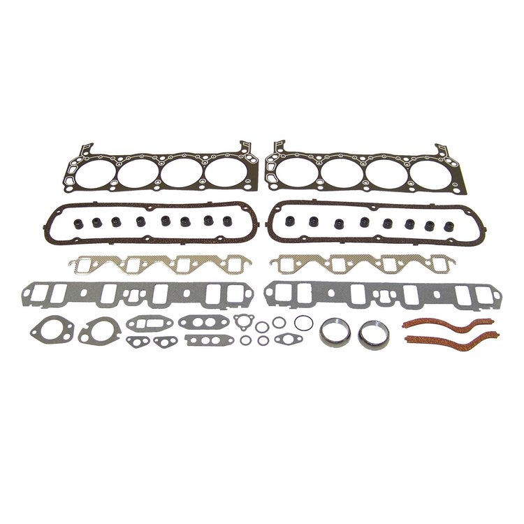 Engine Top-End Gasket Set Fits Select 1975-1987 Ford, Lincoln, Mercury Models w/5.8L V8 16V OHV [Windsor] Eng.