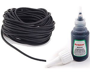 Nitrile O-Ring Cord Kit 0.103 in. x 25 ft. with Adhesive