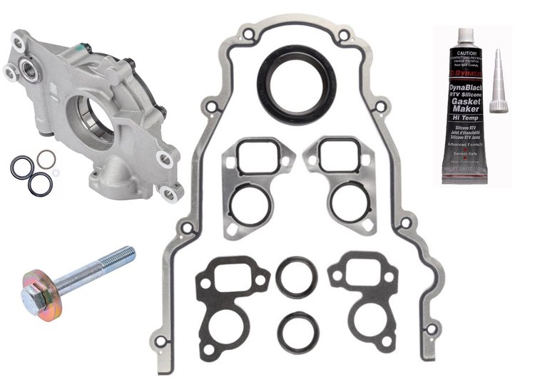 Oil Pump Kit Standard-Volume, Standard-Pressure w/Optional High-Pressure Shim for GM Gen III/IV LS Engines