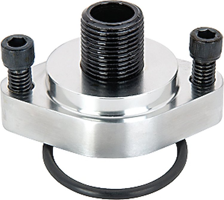 Oil Filter Non-Bypass Adapter 1968-Up Chevy V8 blocks originally equipped with spin-on filter