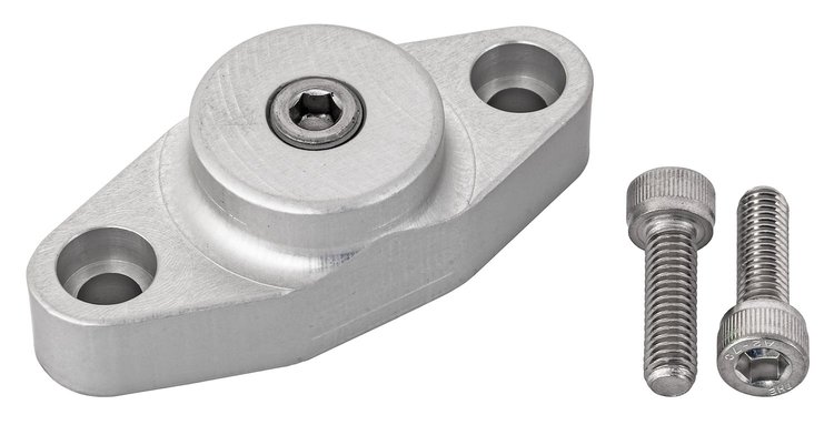 Billet Oil Cooler Block-Off Fits GM LS Oil Pans