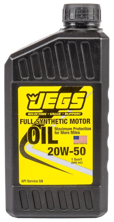 Full Synthetic Motor Oil 20W50 Single Quart
