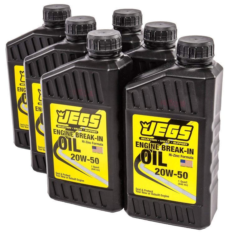 Break-In Oil 20W50 6 Quarts