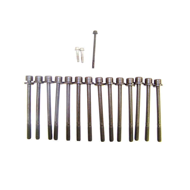 Cylinder Head Bolt Set Fits Select 2002-2012 Buick, Chevrolet, GMC, Hummer, Isuzu, Oldsmobile & Saab 2.8L-4.2L L4 Engines