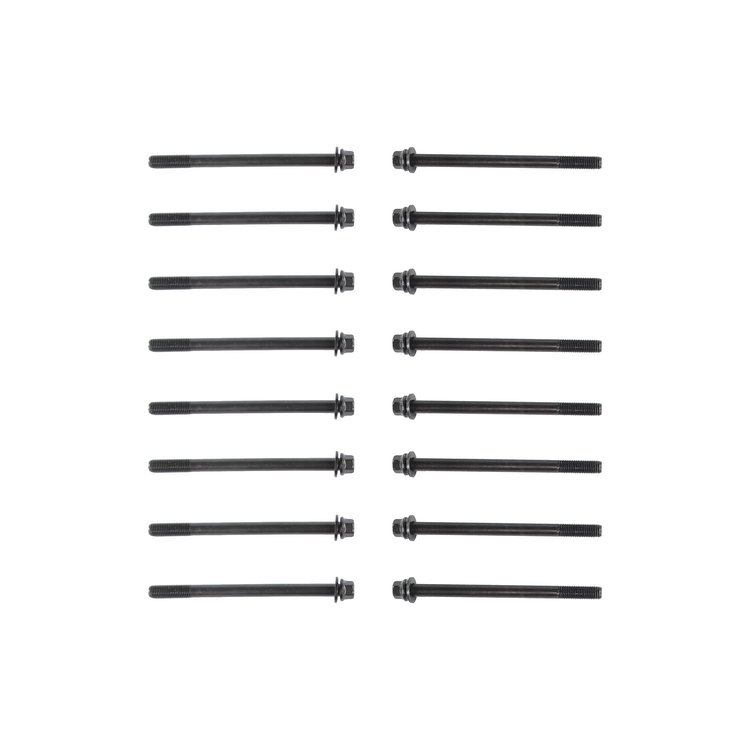 Cylinder Head Bolt Set Fits Select 1997-2014 Acura, Honda & Saturn 3.0L, 3.2L, 3.5L V6 Engines [w/ 6-Point Head]
